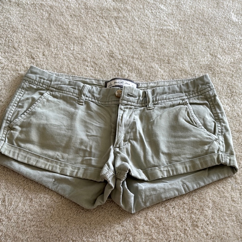 Abercrombie and Fitch Green Shorts